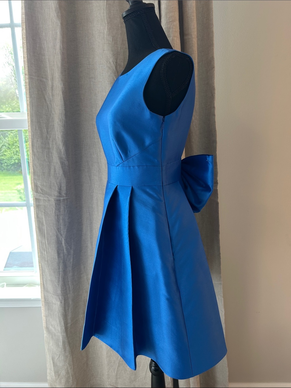 kate spade Vibrant Royal Blue Fit-and-Flare Dress - Picture 3 of 7